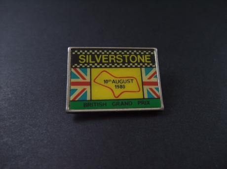 British motorcycle Grand Prix Circuit Silverstone. 10 augustus 1980.Winnaar andy Mamola op Suzuki